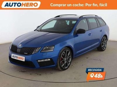 Usado Skoda Octavia RS 184 CV (135 kW) 2018 Azul Utilitario