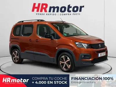Usado Peugeot Rifter GT-line 131 CV (96 kW) 2019 Marrón Monovolumen