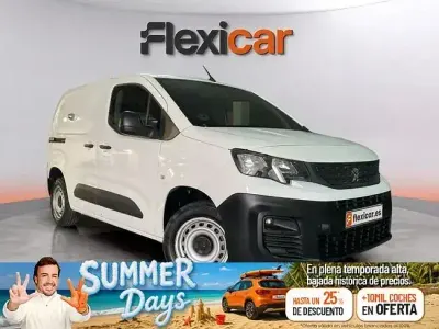 Usado Peugeot Partner 102 CV (75 kW) 2021 Blanco Monovolumen