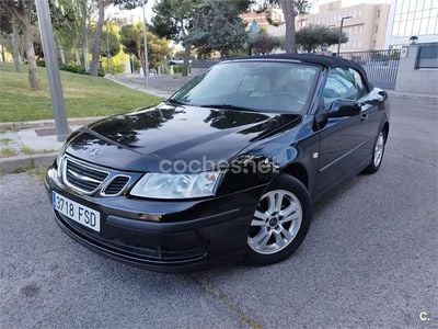 Usado Saab 9-3 Linear 150 CV (110 kW) 2007 Negro Descapotable