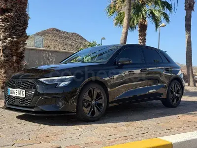 Usado Audi A3 S-Line 110 CV (80 kW) 2022 Negro Berlina