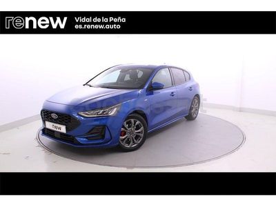 Usado Ford Focus ST-Line 125 CV (91 kW) 2023 Azul Berlina