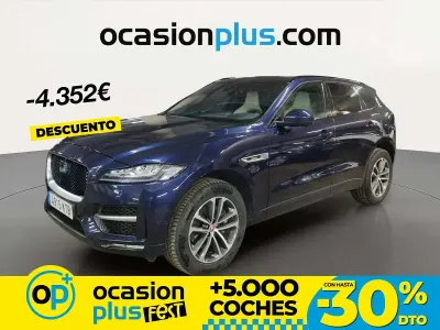 Usado Jaguar F-Pace R-Sport 300 CV (220 kW) 2018 Azul SUV