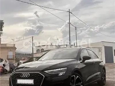 Usado Audi A3 S-Line 110 CV (80 kW) 2022 Negro Berlina