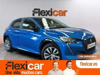 Usado Peugeot e-208 Active 100 kW (136 CV) 2024 Azul Utilitario