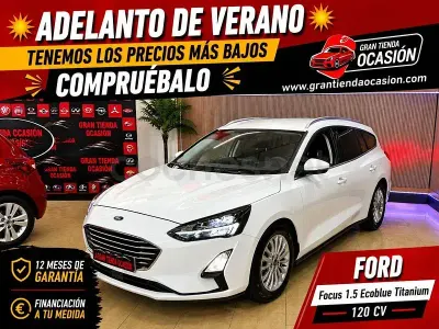 Usado Ford Focus Titanium 120 CV (88 kW) 2020 Blanco Berlina