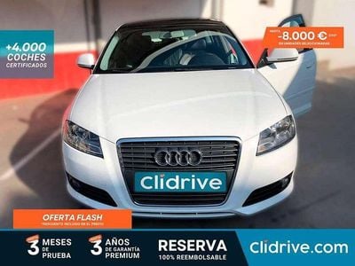 Usado Audi A3 Sportback Attraction 105 CV (77 kW) 2009 Blanco Utilitario