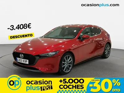 Używany Mazda 3 122 KM (89 kW) 2019 Czerwony