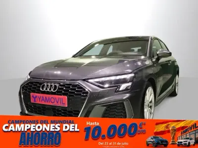 Usado Audi A3 S-Line 204 CV (150 kW) 2021 Gris / plata Berlina