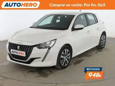 Usado Peugeot 208 Active 100 CV (73 kW) 2019 Blanco Utilitario