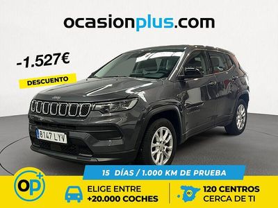 Usado Jeep Compass Longitude 130 CV (95 kW) 2022 Gris SUV