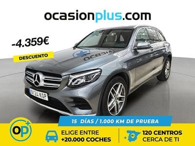 Gris Usado 2018 Mercedes GLC220 SUV | 32.990 € (Buen precio)