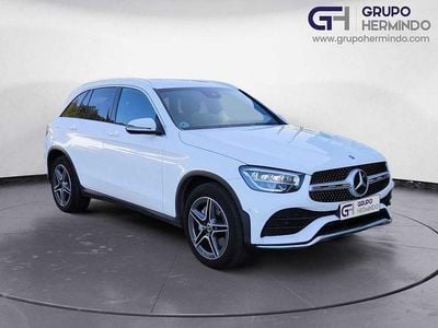 Blanco Usado 2020 Mercedes GLC220 AMG line SUV | 39.500 € (Precio justo)