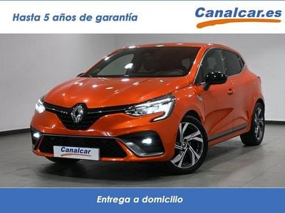 Usado Renault Clio V RS Line 130 CV (95 kW) 2020 Naranja