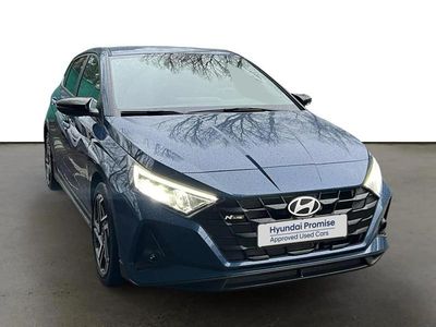 Usado Hyundai i20 N Line 100 CV (73 kW) 2025 Azul Utilitario