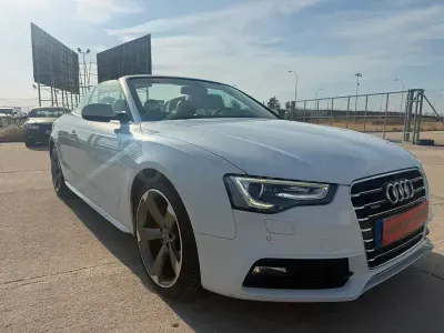 Usado Audi A5 Cabriolet S-Line 218 CV (160 kW) 2015 Blanco Descapotable