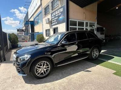 Usado Mercedes GLC220 170 CV (125 kW) 2018 Negro SUV