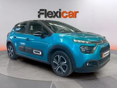 Usado Citroën C3 Feel 83 CV (61 kW) 2022 Azul Utilitario