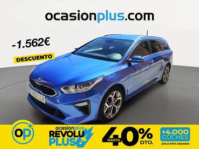Usado Kia Ceed 136 CV (100 kW) 2020 Azul Utilitario