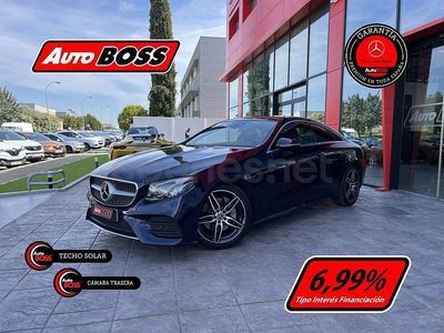 Usado Mercedes E200 184 CV (135 kW) 2018 Azul Coupe