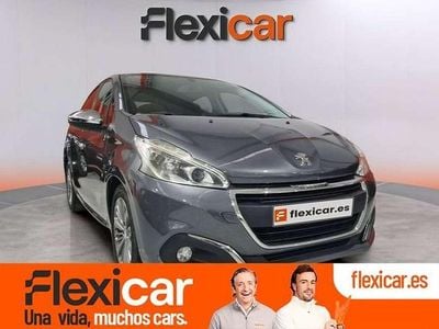 Usado Peugeot 208 Access 75 CV (55 kW) 2016 Gris Utilitario