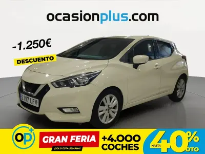 Usado Nissan Micra Acenta 100 CV (73 kW) 2020 Beige Utilitario