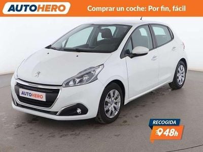 Usado Peugeot 208 Active 91 CV (66 kW) 2018 Blanco Utilitario