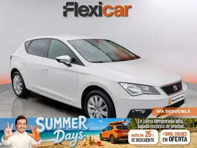 Usado Seat Leon Style 115 CV (84 kW) 2019 Blanco Berlina