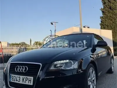 Usado Audi A3 Cabriolet Ambition 200 CV (147 kW) 2010 Negro Descapotable
