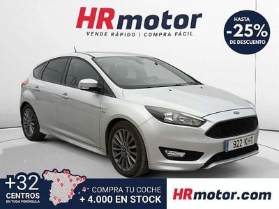 Usado Ford Focus ST-Line 125 CV (91 kW) 2018 Gris Berlina