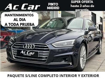 Usado Audi A5 Ambiente 218 CV (160 kW) 2017 Azul Coupe