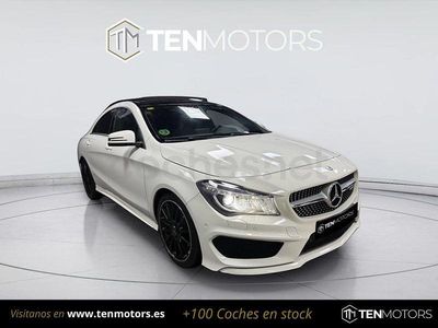 Usado Mercedes CLA220 AMG line 177 CV (130 kW) 2016 Blanco Berlina