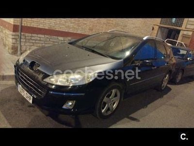 Usado Peugeot 407 Sport 136 CV (100 kW) 2008 Negro Familiar