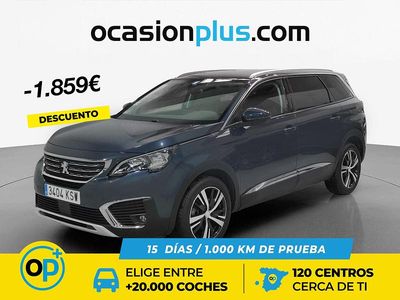 Usado Peugeot 5008 Allure 130 CV (95 kW) 2019 Azul SUV
