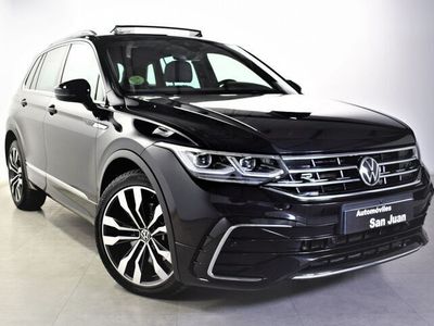 Usado VW Tiguan R-line 200 CV (147 kW) 2021 Negro SUV