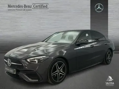 Usado Mercedes C200 AMG line 204 CV (150 kW) 2022 Gris Berlina