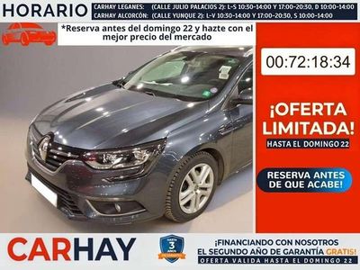 Usado Renault Mégane GrandTour Intens 116 CV (85 kW) 2020 Gris Familiar