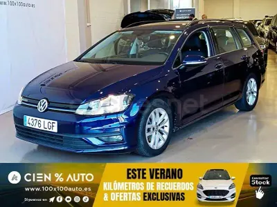 Usado VW Golf VII Edition 130 CV (95 kW) 2020 Azul Familiar