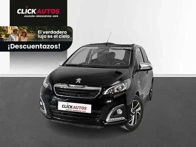 Usado Peugeot 108 Allure 72 CV (52 kW) 2021 Negro Utilitario