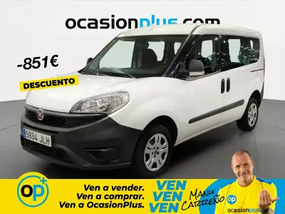 Usado Fiat Doblò Pop 90 CV (66 kW) 2016 Blanco Monovolumen
