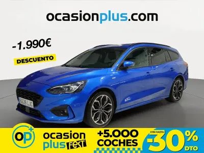 Usado Ford Focus ST-Line 125 CV (91 kW) 2020 Azul Familiar