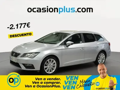 Usado Seat Leon XCELLENCE 150 CV (110 kW) 2019 Gris Familiar