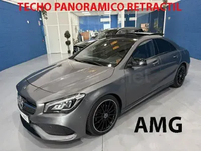 Usado Mercedes CLA200 136 CV (100 kW) 2018 Gris / plata Berlina