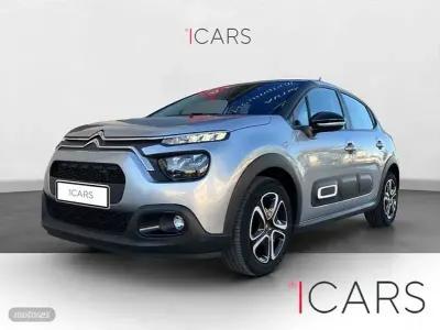 Usado Citroën C3 Feel 83 CV (61 kW) 2021 Plateado Utilitario