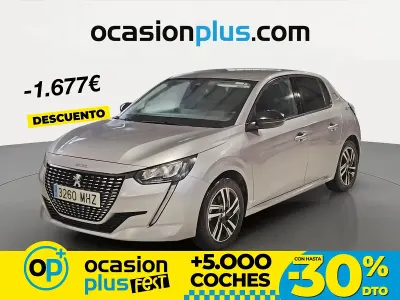 Usado Peugeot 208 Allure 100 CV (73 kW) 2023 Gris Utilitario