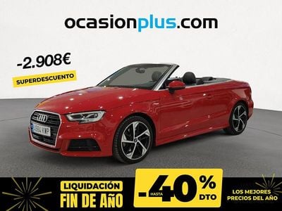 Rojo Usado 2019 Audi A3 Cabriolet S-Line Descapotable | 31.990 € (Caro)