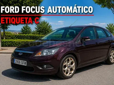 Usado Ford Focus Trend 115 CV (84 kW) 2008 Granate Berlina