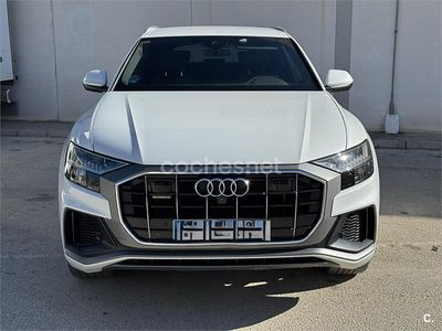 Usado Audi Q8 S-Line 286 CV (210 kW) 2019 Blanco SUV