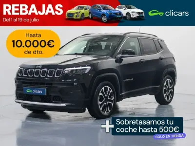 Usado Jeep Compass Limited 150 CV (110 kW) 2021 Negro SUV