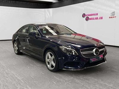 Usado Mercedes CLS350 252 CV (185 kW) 2015 Azul Coupe